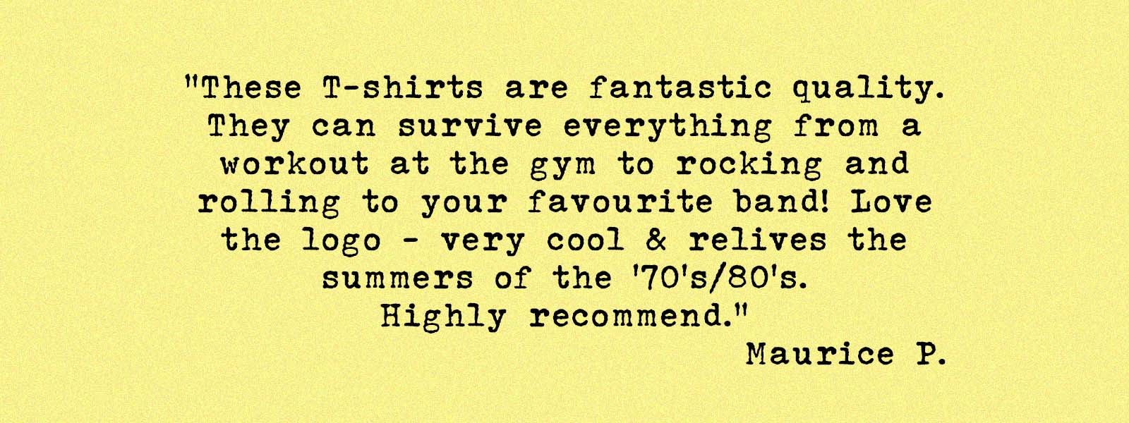 Best T shirt review 1 for I'm With The Band saying "These T-shirts are fantastic quality. They can survive everything from a workout at the gym to rocking and rolling to your favourite band! Love the logo - very cool & relives the summers of the '70's/80's. Highly recommend." by Maurice.